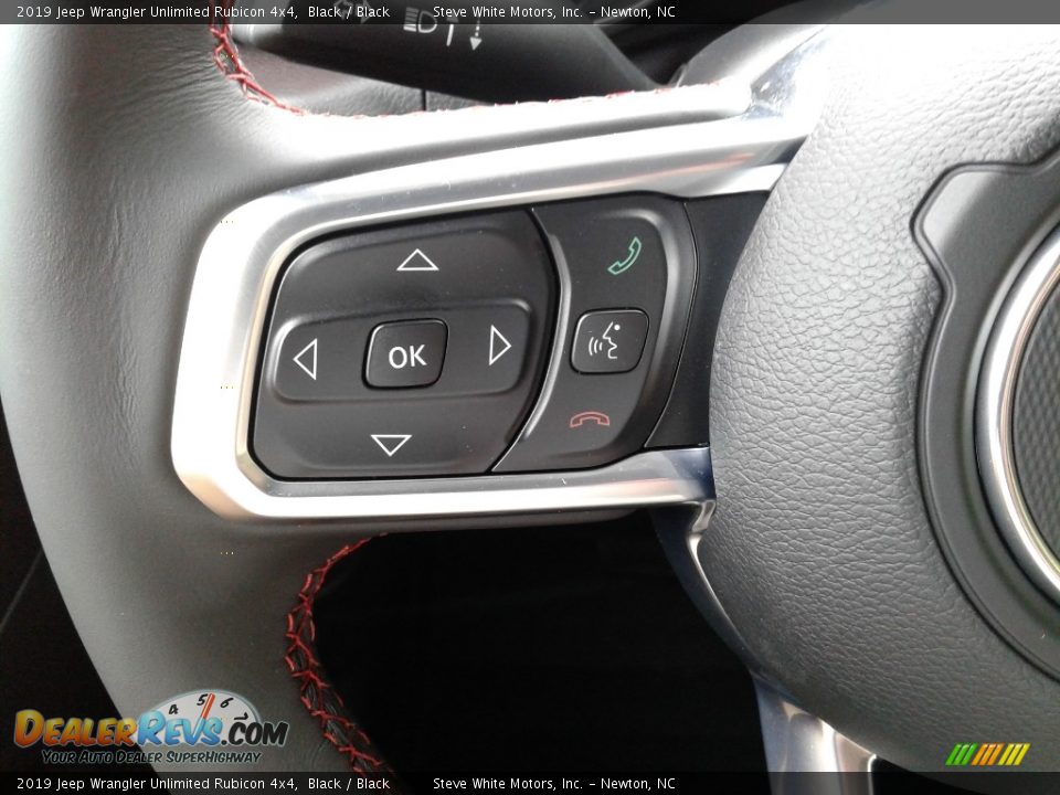 2019 Jeep Wrangler Unlimited Rubicon 4x4 Black / Black Photo #17