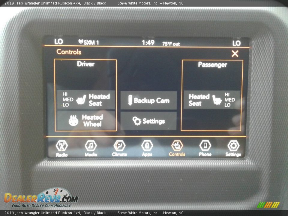 2019 Jeep Wrangler Unlimited Rubicon 4x4 Black / Black Photo #24