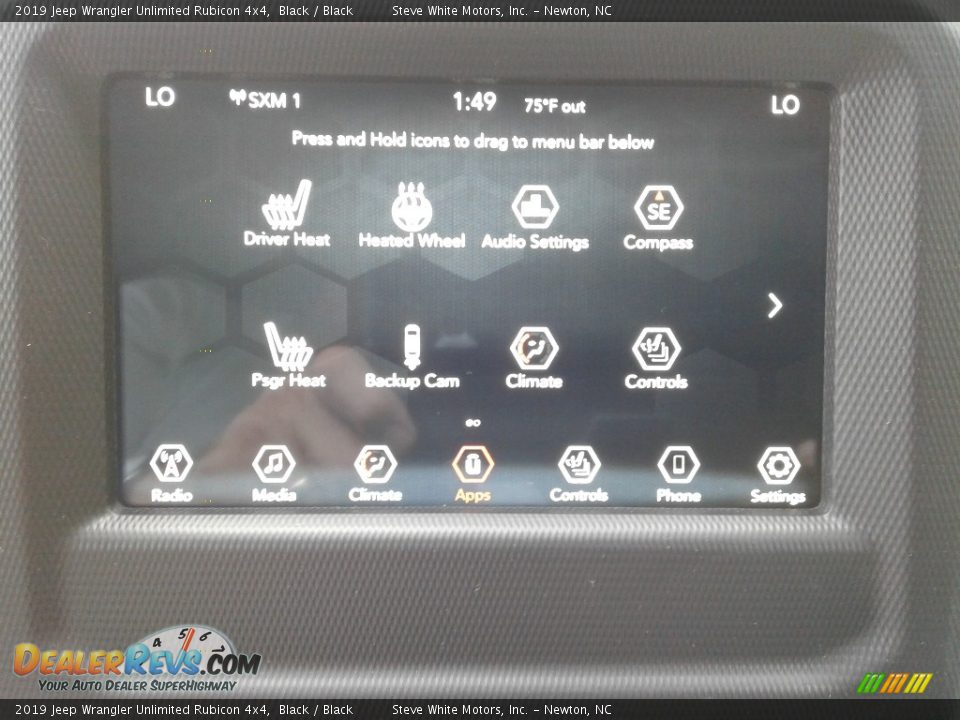 2019 Jeep Wrangler Unlimited Rubicon 4x4 Black / Black Photo #25