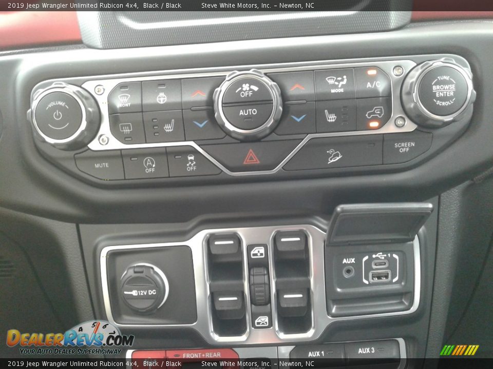 2019 Jeep Wrangler Unlimited Rubicon 4x4 Black / Black Photo #26