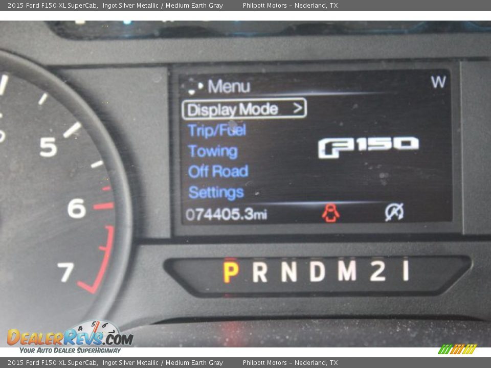 2015 Ford F150 XL SuperCab Ingot Silver Metallic / Medium Earth Gray Photo #15