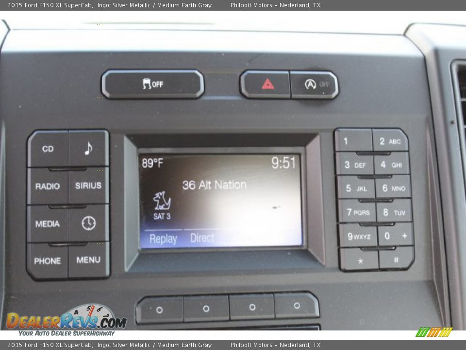 2015 Ford F150 XL SuperCab Ingot Silver Metallic / Medium Earth Gray Photo #16