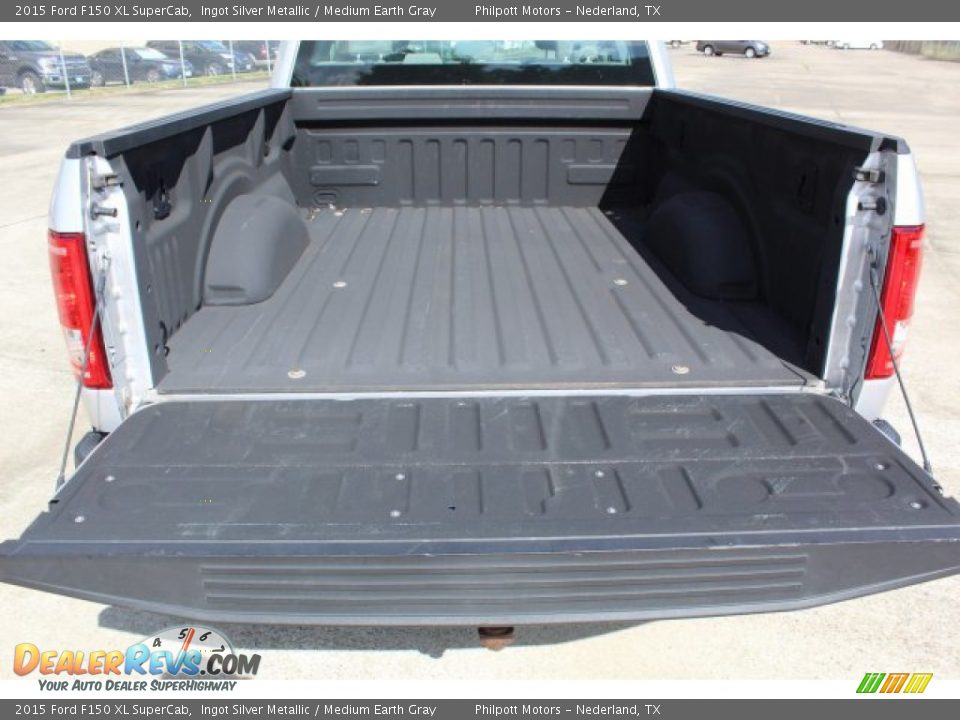 2015 Ford F150 XL SuperCab Ingot Silver Metallic / Medium Earth Gray Photo #19