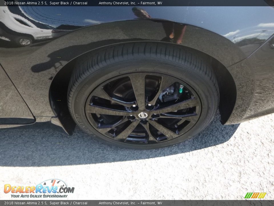 2018 Nissan Altima 2.5 S Super Black / Charcoal Photo #2