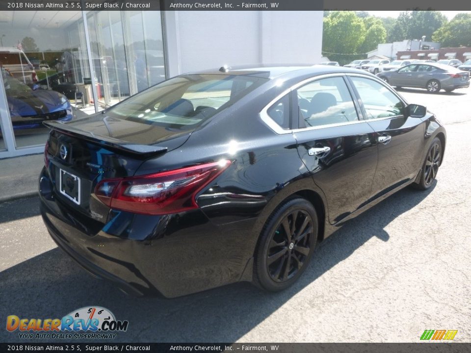 2018 Nissan Altima 2.5 S Super Black / Charcoal Photo #4