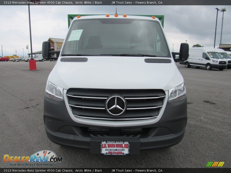 2019 Mercedes-Benz Sprinter 4500 Cab Chassis Arctic White / Black Photo #8