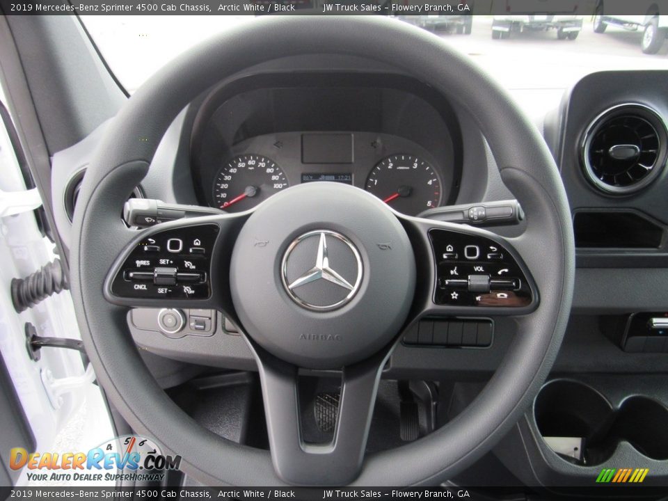 2019 Mercedes-Benz Sprinter 4500 Cab Chassis Arctic White / Black Photo #24