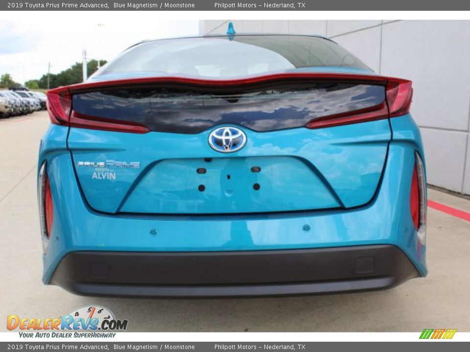 2019 Toyota Prius Prime Advanced Blue Magnetism / Moonstone Photo #9