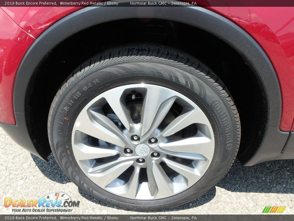 2019 Buick Encore Preferred Winterberry Red Metallic / Ebony Photo #10