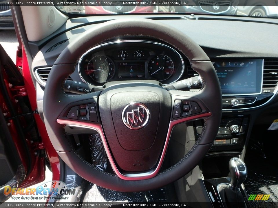 2019 Buick Encore Preferred Winterberry Red Metallic / Ebony Photo #17
