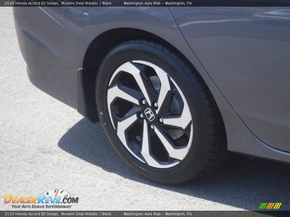 2016 Honda Accord EX Sedan Modern Steel Metallic / Black Photo #3