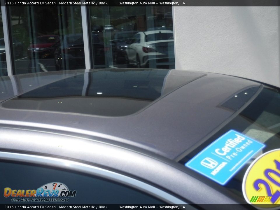 2016 Honda Accord EX Sedan Modern Steel Metallic / Black Photo #4