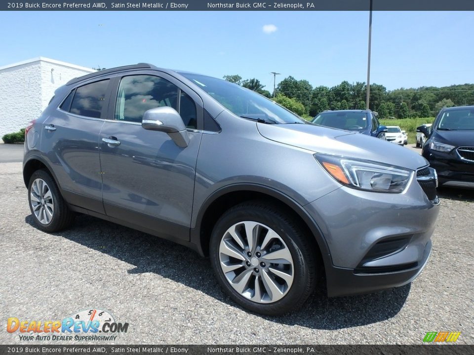 2019 Buick Encore Preferred AWD Satin Steel Metallic / Ebony Photo #3