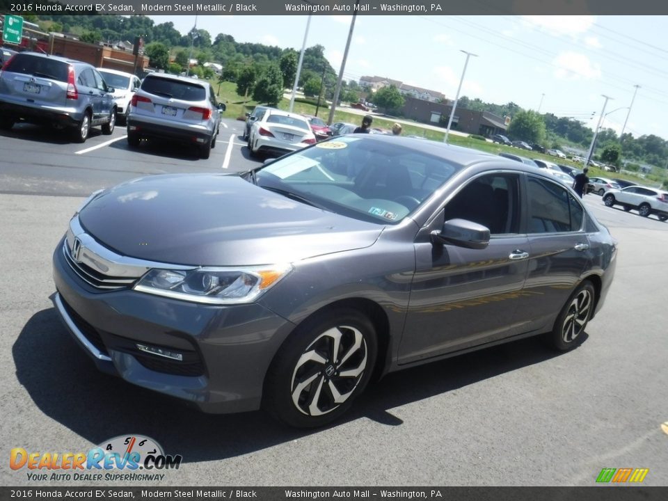 2016 Honda Accord EX Sedan Modern Steel Metallic / Black Photo #6