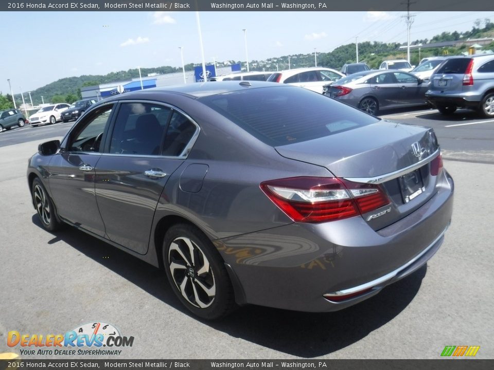 2016 Honda Accord EX Sedan Modern Steel Metallic / Black Photo #7