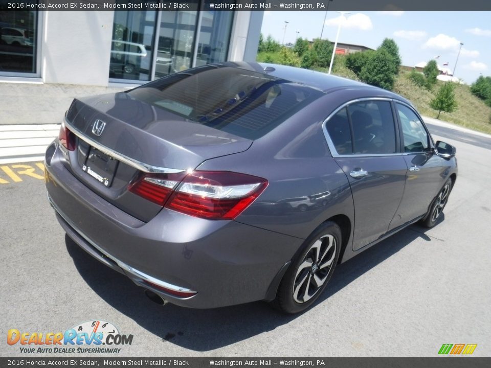 2016 Honda Accord EX Sedan Modern Steel Metallic / Black Photo #9