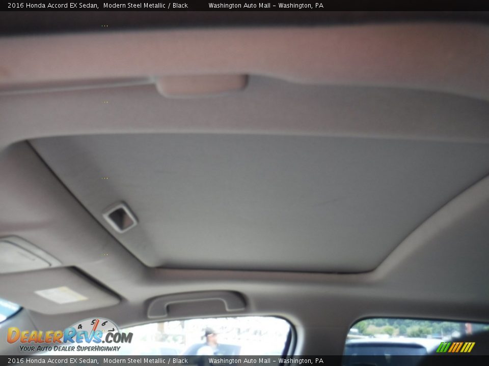 2016 Honda Accord EX Sedan Modern Steel Metallic / Black Photo #10