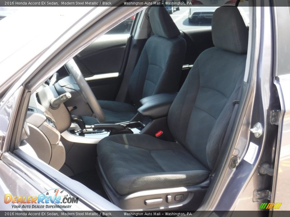 2016 Honda Accord EX Sedan Modern Steel Metallic / Black Photo #11