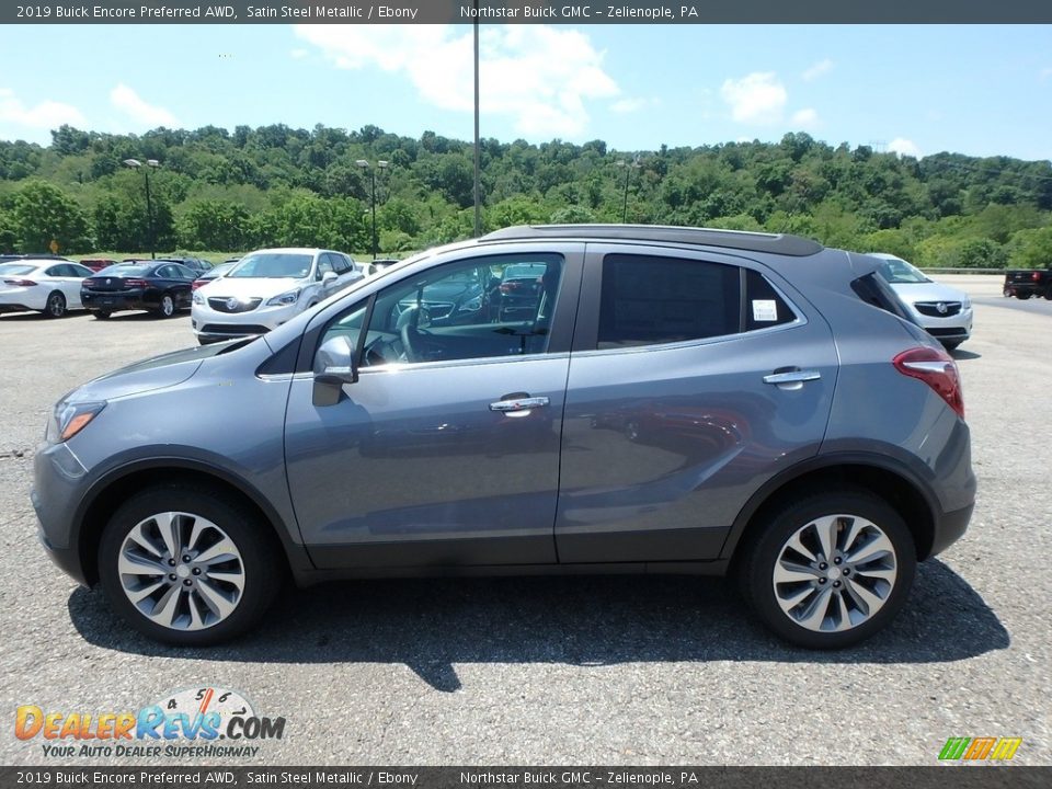 2019 Buick Encore Preferred AWD Satin Steel Metallic / Ebony Photo #9