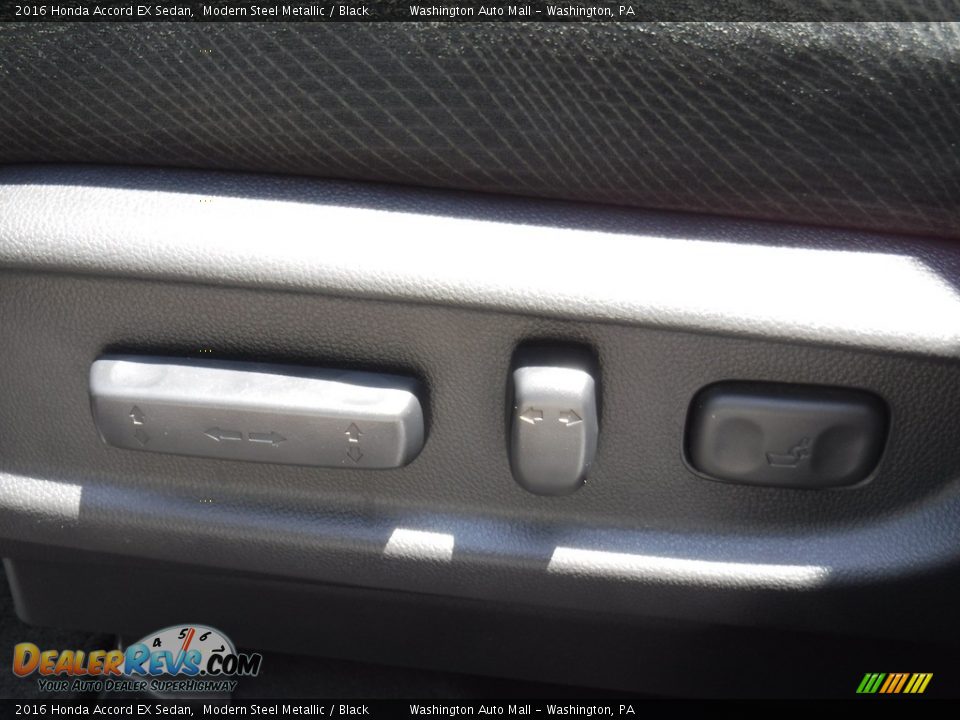 2016 Honda Accord EX Sedan Modern Steel Metallic / Black Photo #12