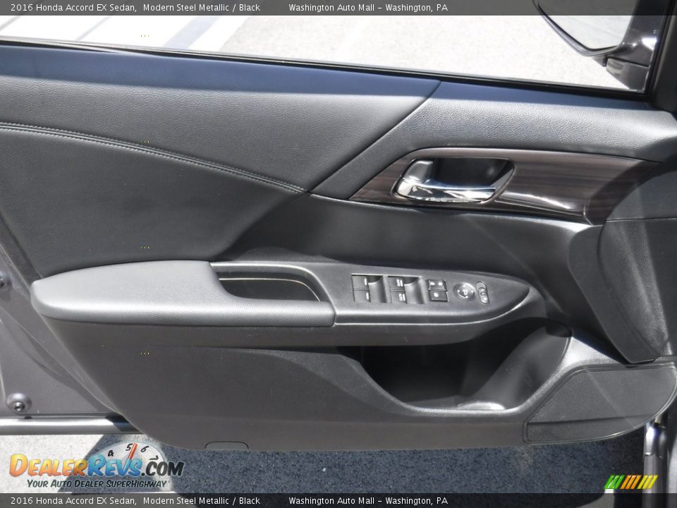 2016 Honda Accord EX Sedan Modern Steel Metallic / Black Photo #14