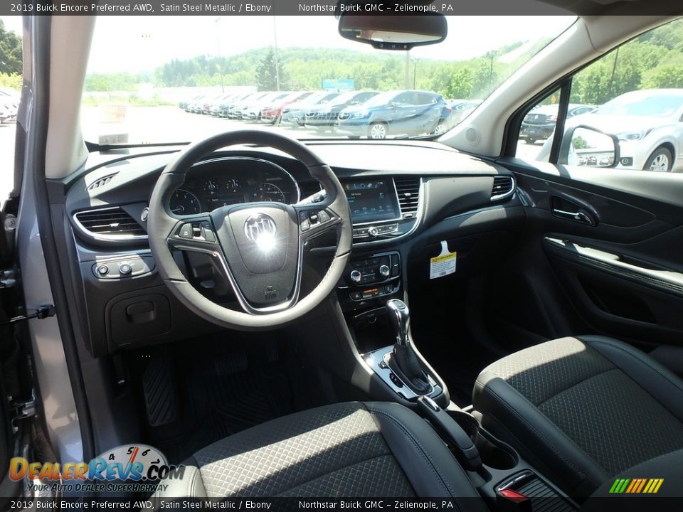 2019 Buick Encore Preferred AWD Satin Steel Metallic / Ebony Photo #13