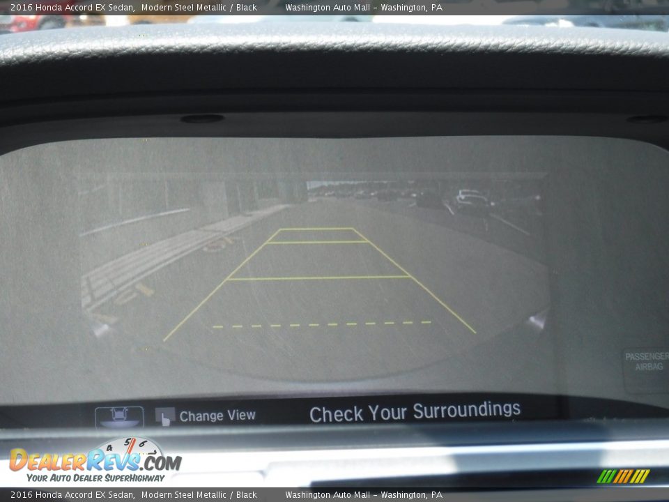 2016 Honda Accord EX Sedan Modern Steel Metallic / Black Photo #18