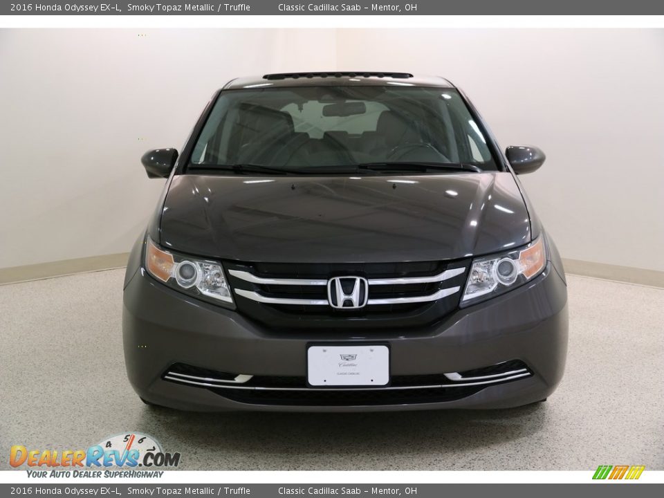 2016 Honda Odyssey EX-L Smoky Topaz Metallic / Truffle Photo #2