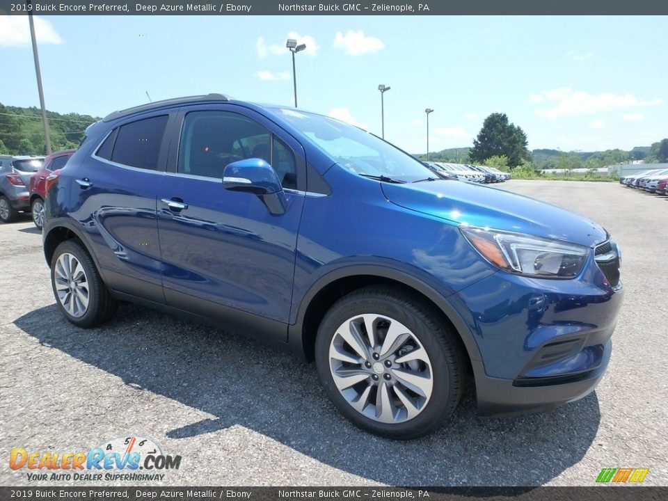 2019 Buick Encore Preferred Deep Azure Metallic / Ebony Photo #3