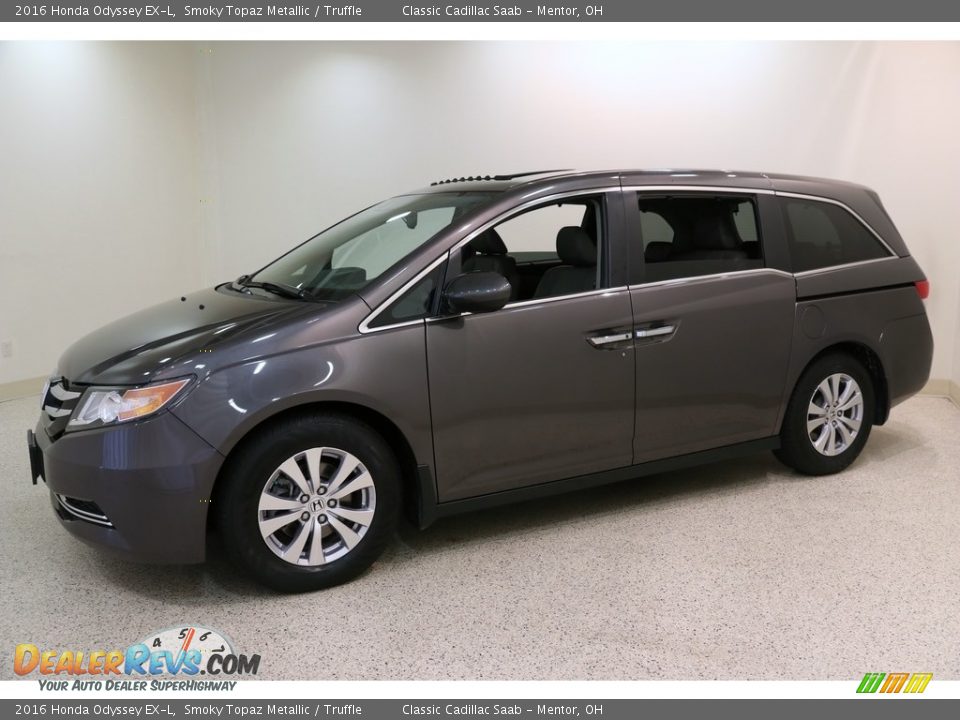 2016 Honda Odyssey EX-L Smoky Topaz Metallic / Truffle Photo #3