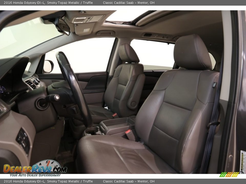 2016 Honda Odyssey EX-L Smoky Topaz Metallic / Truffle Photo #5