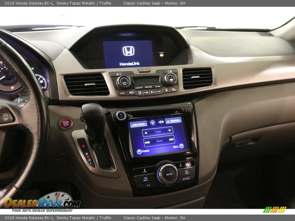 2016 Honda Odyssey EX-L Smoky Topaz Metallic / Truffle Photo #9
