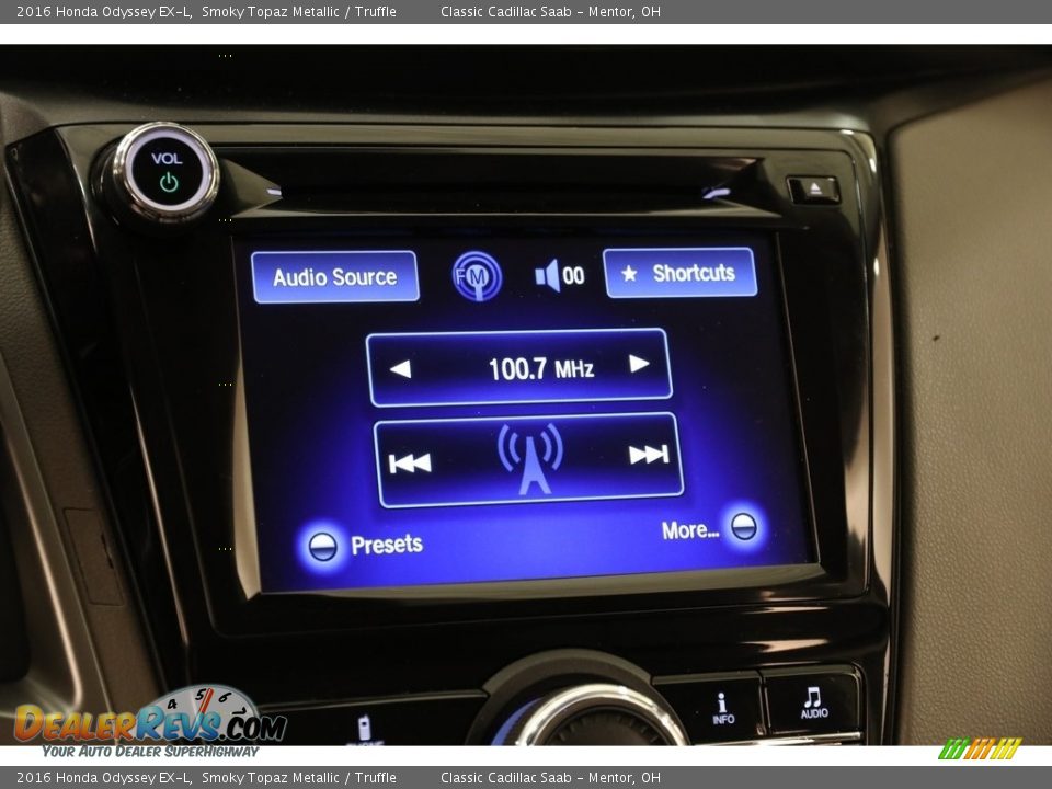 2016 Honda Odyssey EX-L Smoky Topaz Metallic / Truffle Photo #13