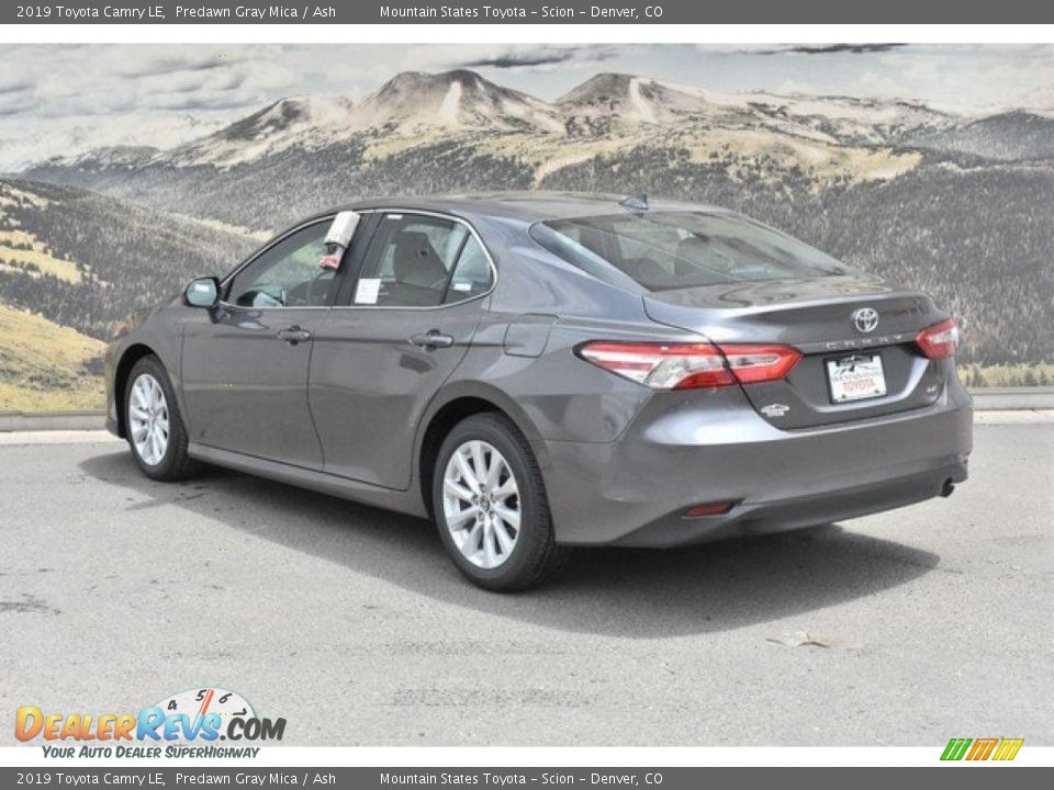 2019 Toyota Camry LE Predawn Gray Mica / Ash Photo #3