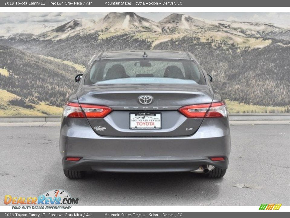 2019 Toyota Camry LE Predawn Gray Mica / Ash Photo #4