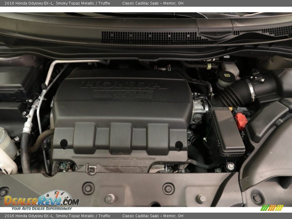 2016 Honda Odyssey EX-L Smoky Topaz Metallic / Truffle Photo #24