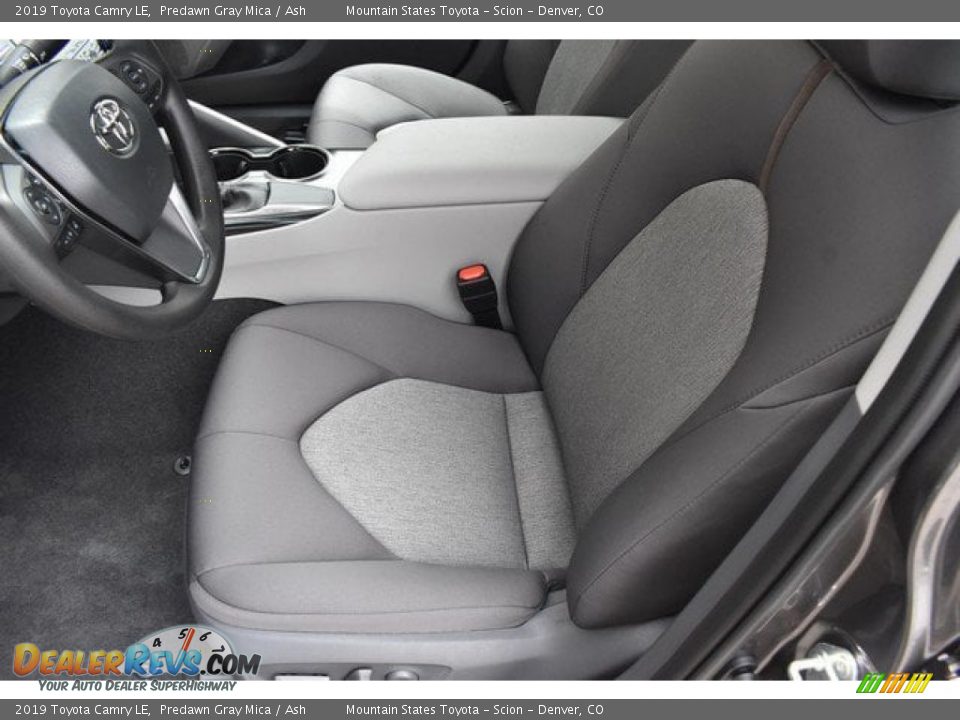 2019 Toyota Camry LE Predawn Gray Mica / Ash Photo #6