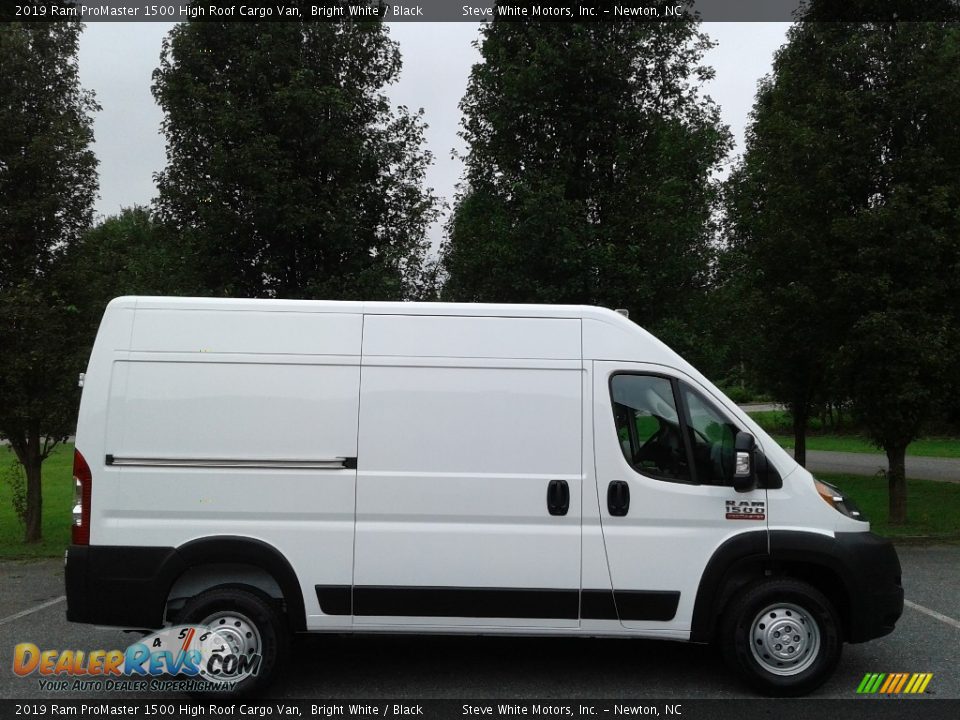 2019 Ram ProMaster 1500 High Roof Cargo Van Bright White / Black Photo #5