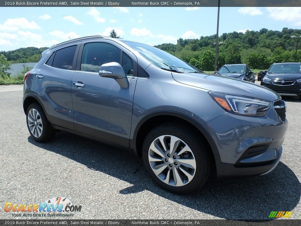 2019 Buick Encore Preferred AWD Satin Steel Metallic / Ebony Photo #3