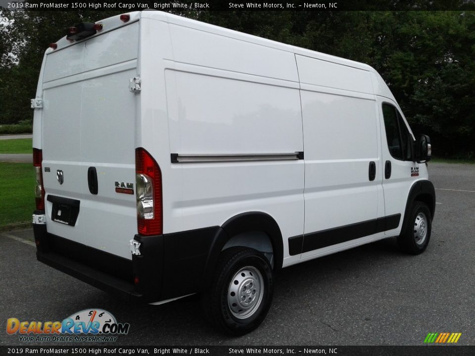 2019 Ram ProMaster 1500 High Roof Cargo Van Bright White / Black Photo #6