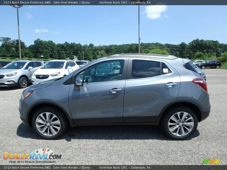 2019 Buick Encore Preferred AWD Satin Steel Metallic / Ebony Photo #9