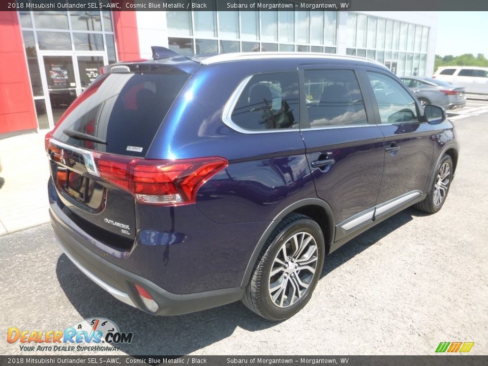 2018 Mitsubishi Outlander SEL S-AWC Cosmic Blue Metallic / Black Photo #4