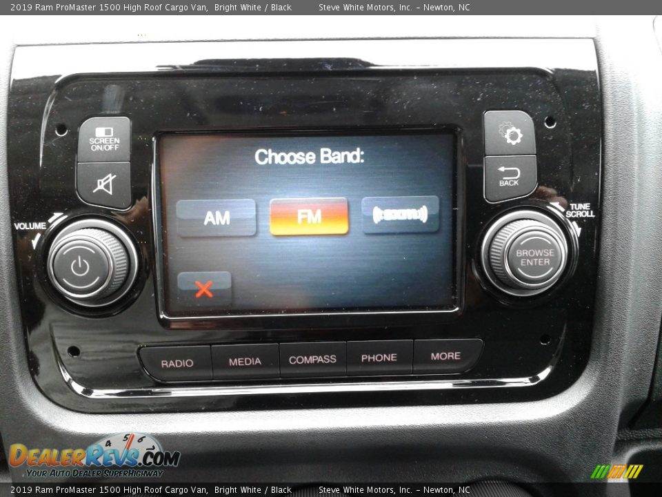2019 Ram ProMaster 1500 High Roof Cargo Van Bright White / Black Photo #19