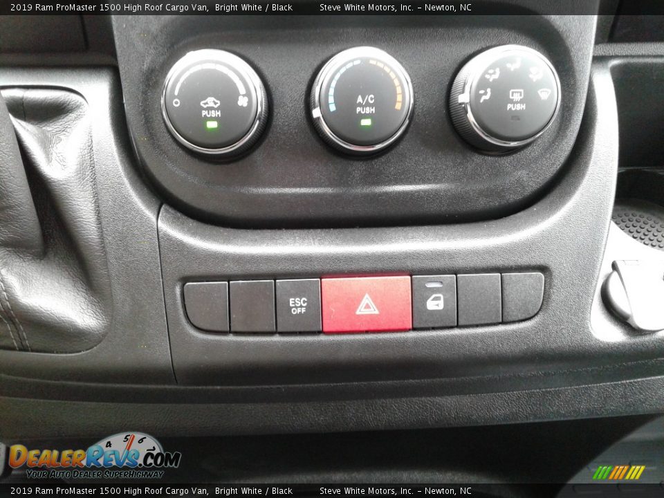 2019 Ram ProMaster 1500 High Roof Cargo Van Bright White / Black Photo #21