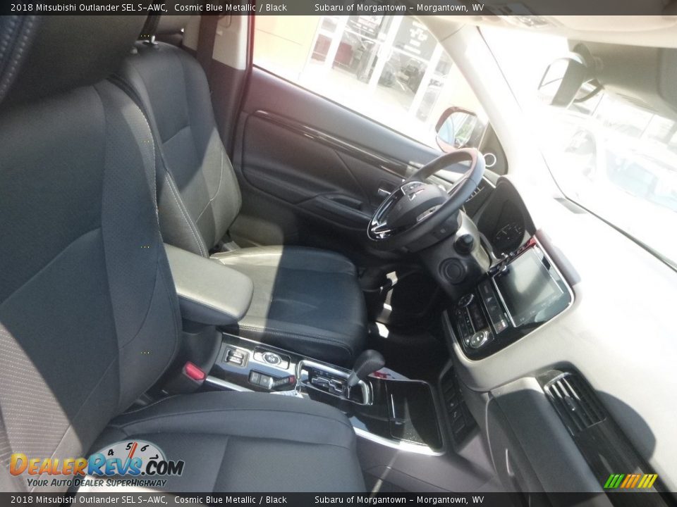 2018 Mitsubishi Outlander SEL S-AWC Cosmic Blue Metallic / Black Photo #10