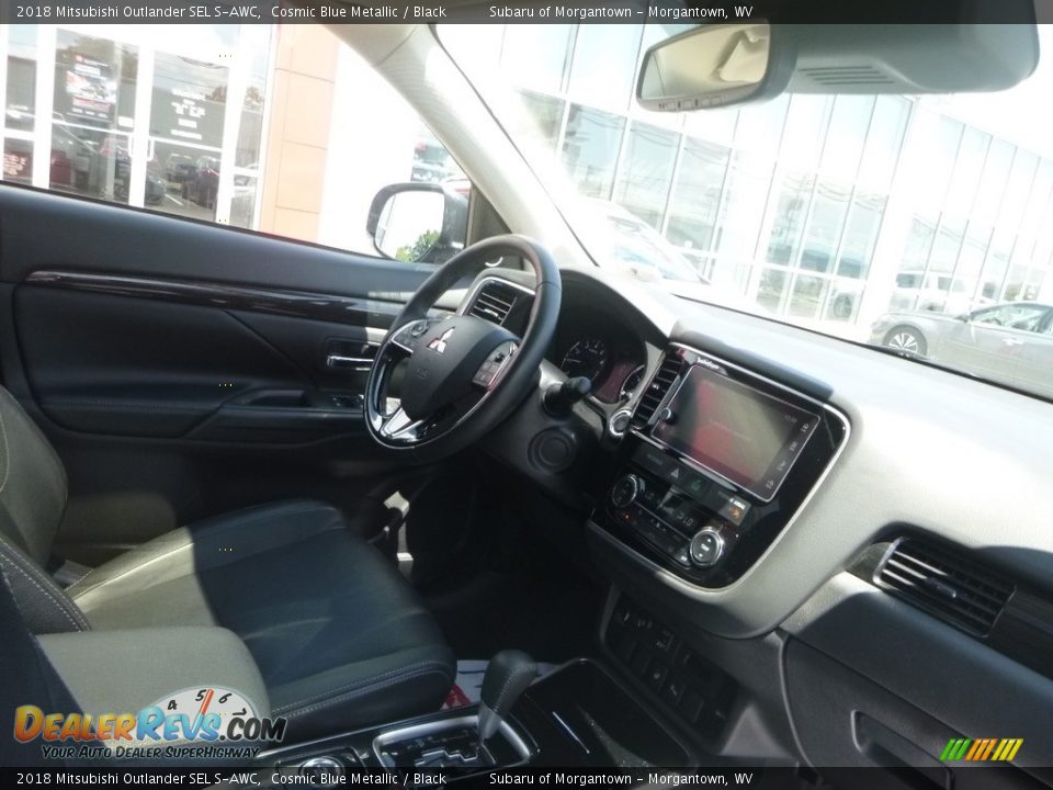 2018 Mitsubishi Outlander SEL S-AWC Cosmic Blue Metallic / Black Photo #11