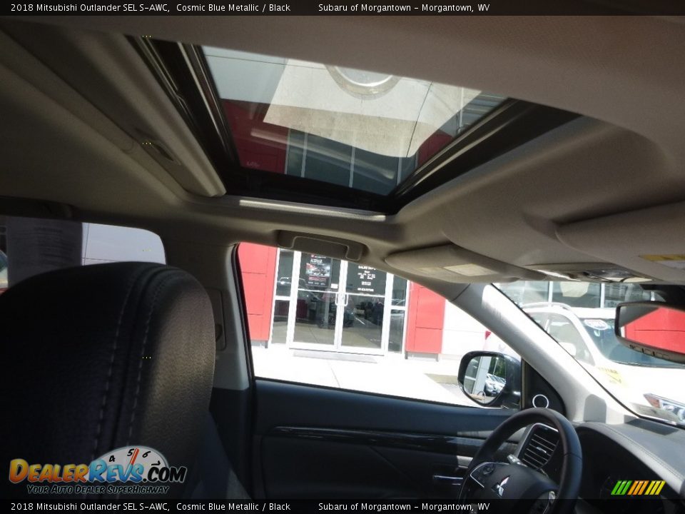 2018 Mitsubishi Outlander SEL S-AWC Cosmic Blue Metallic / Black Photo #12