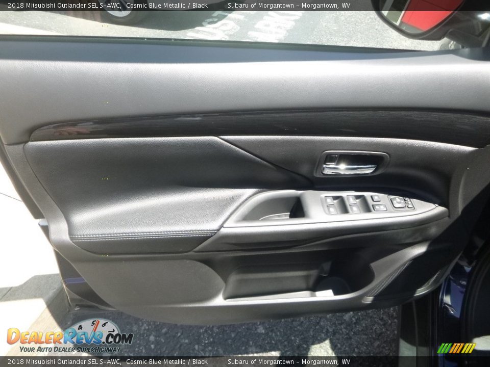 2018 Mitsubishi Outlander SEL S-AWC Cosmic Blue Metallic / Black Photo #14