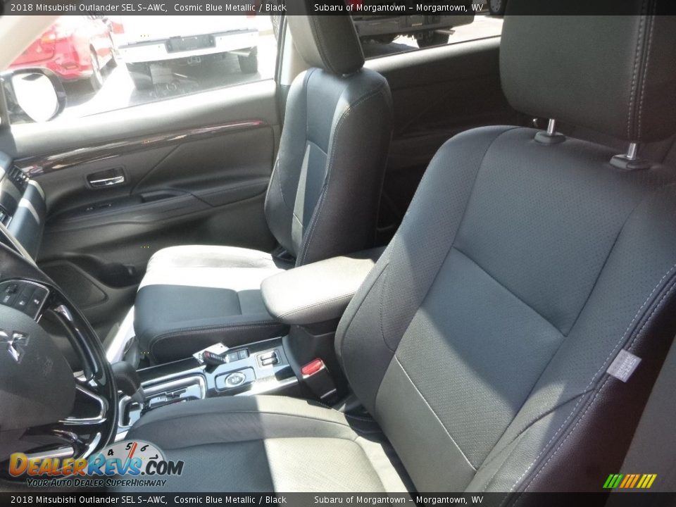 2018 Mitsubishi Outlander SEL S-AWC Cosmic Blue Metallic / Black Photo #15