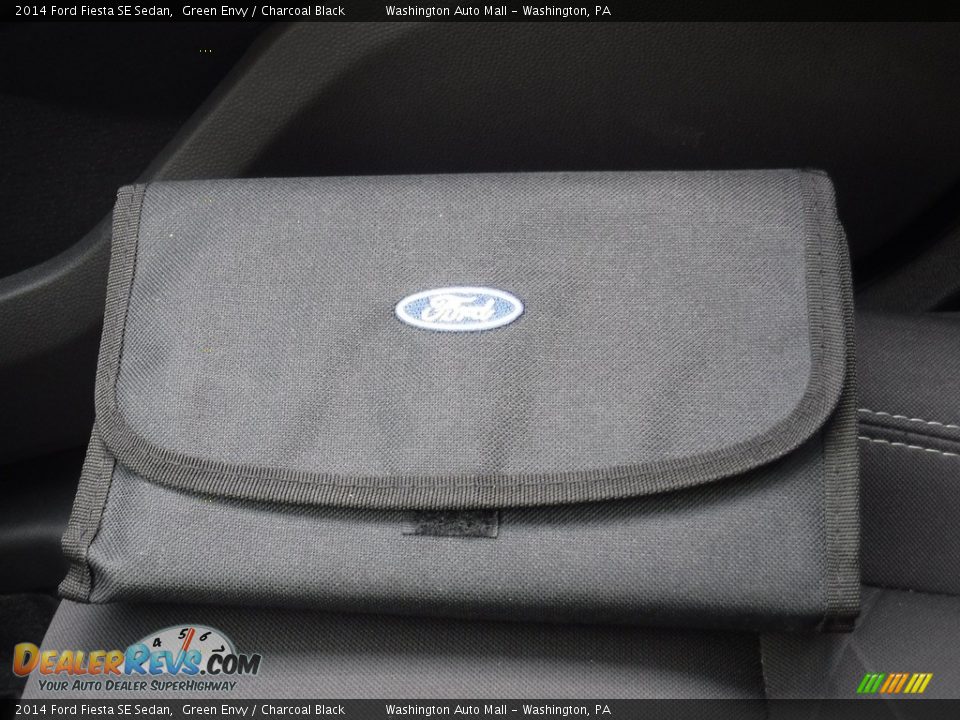 2014 Ford Fiesta SE Sedan Green Envy / Charcoal Black Photo #22
